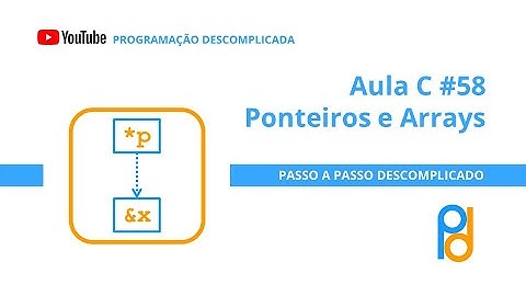 Linguagem C | Aula 58 - Ponteiros e Arrays