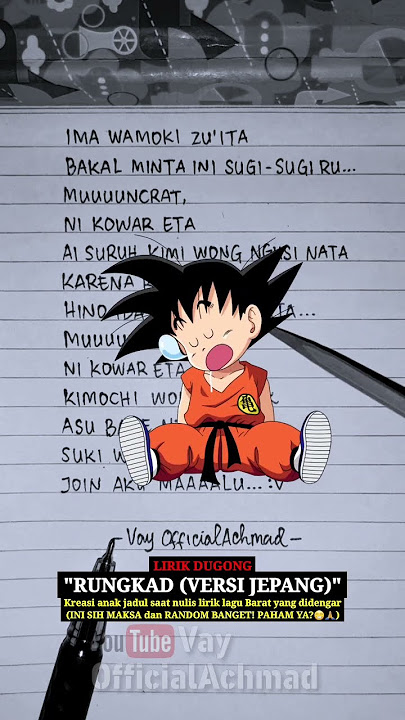 Lirik Dugong Forysca & Saskia - Rungkad (Japanese Version) | Yang Ku Dengar #lirikparodi