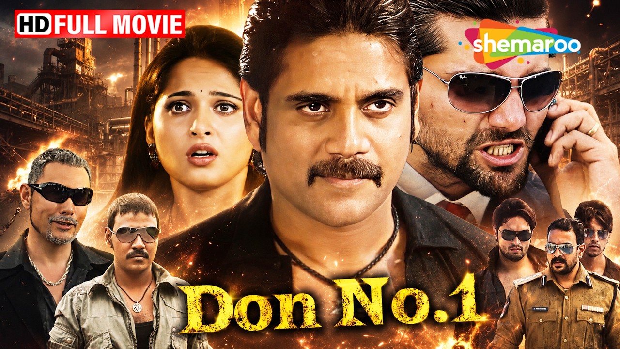 Teri Zabaan Bohot Chalti Hai Surya | DON No.1 | FULL MOVIE (HD) | Nagarjuna, Anushka Shetty