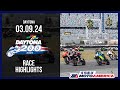 Daytona 200 2024  highlights  motoamerica