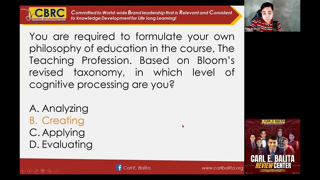 Sir Rey Aranas, TOP 2 LET, PART2 PROFED EXPERIENCING THE TEACHING ...