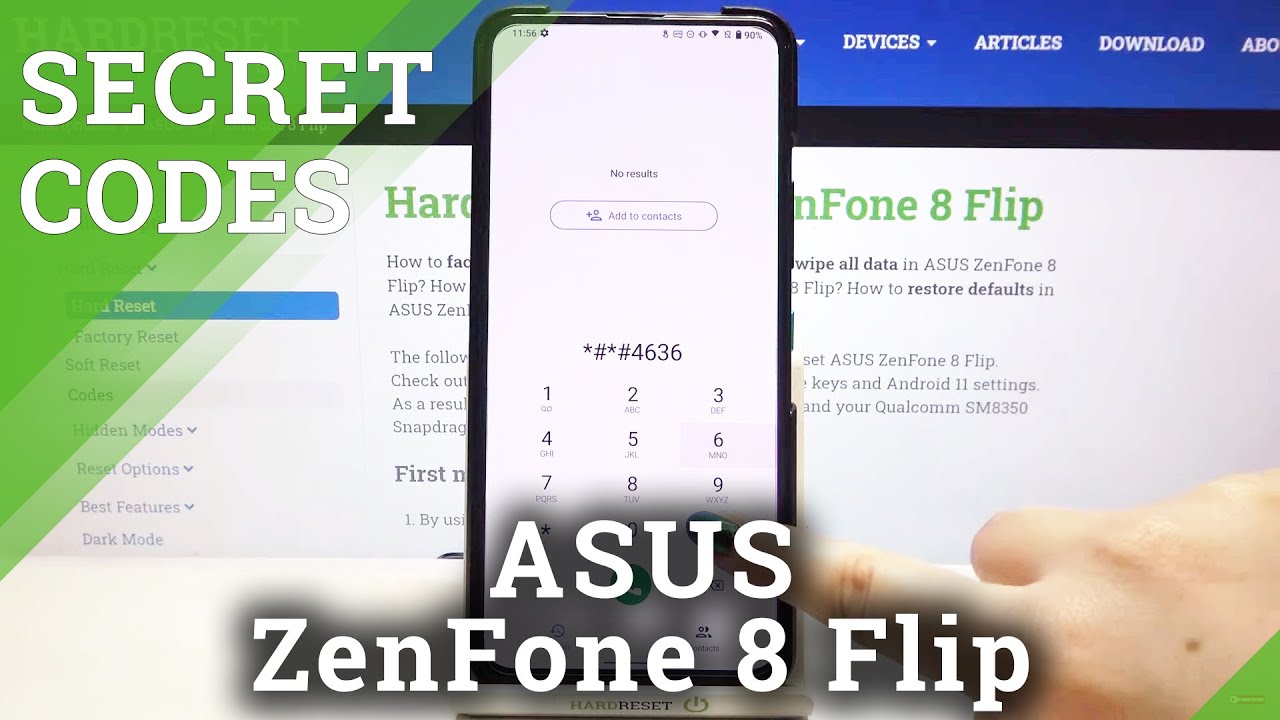 Secret Codes for ASUS ZenFone 8 Flip – Hidden Options / Testing Mode ...