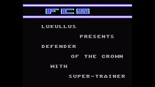 Commodore 64 demo: Fantasy Cracking Service - Defender of the Crown cracktro (1987)