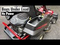 Zero Turn Mower Down on Power - Not Firing on all Cylinders