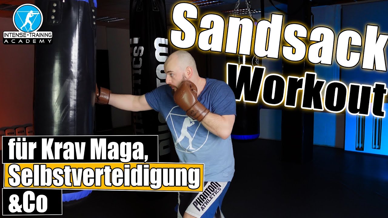 Sandsack Workout für Krav Maga, Selbstverteidigung & Co