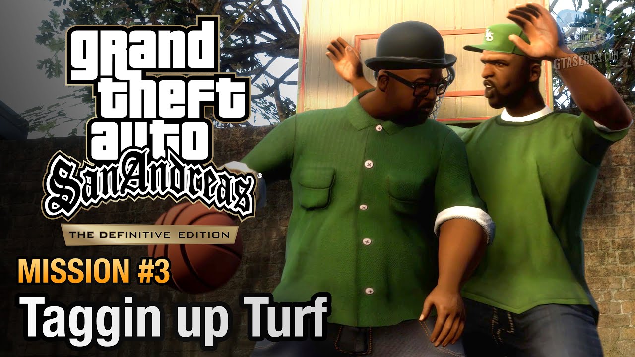 GTA San Andreas Definitive Edition #03 Tagging Up Turf