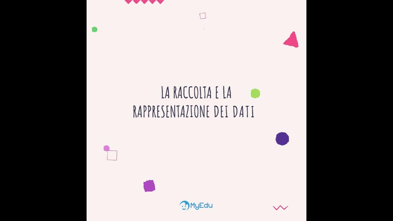 MyEdu - GEOGRAFIA E MATEMATICA - La raccolta e la rappresentazione dei ...
