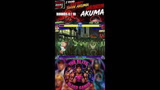 Hidden Shin Akuma SF alpha 10 round challenge (live stream gameplay only vertical)