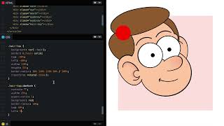 Drawing a cartoon character in CSS (II)