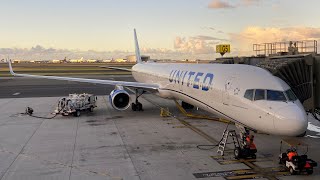 Honolulu (HNL) - Los Angeles (LAX) - United Airlines - Boeing 757-300 - Full Flight