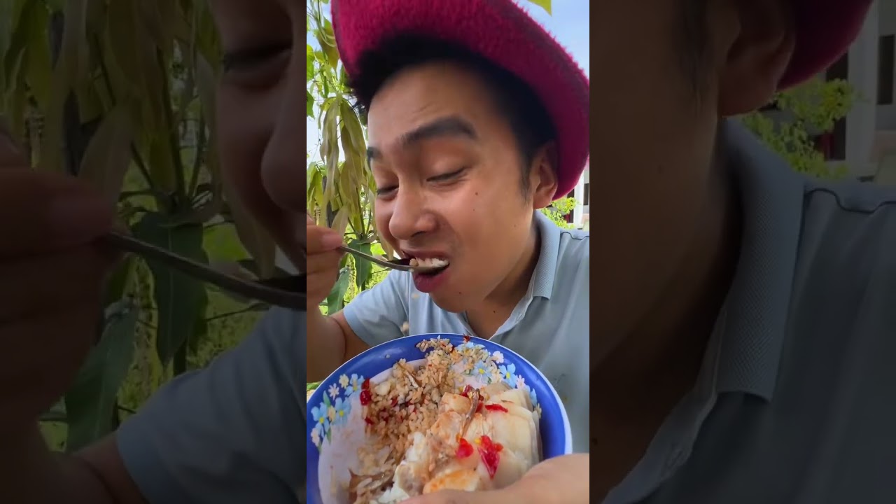 Makan sambil lalapan keliling kebun lagi || Vừa đi Bắc về cái là vô bếp làm 1 tô cơm #asmr 