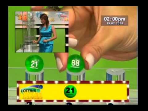 Loteria Real Sorteo 1 55 PM 19 de Febrero 2014 juegos panamericanos 2019 en vivo