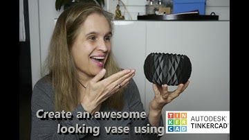 Create an awesome looking vase using Tinkercad