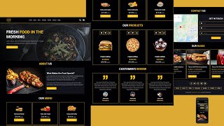 Responsive Restaurant in ReactJS ( Hindi / Urdu )|| Source Code screenshot 4