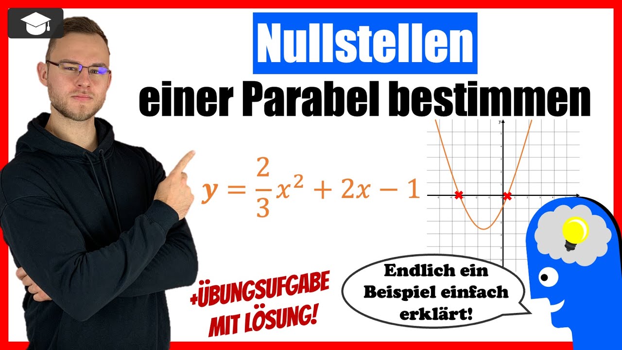 Wie Berechnet Man Nullstellen Bei Parabeln Aus Nullstellen berechnen Parabel -Schnittpunkte mit der Y-Achse - YouTube