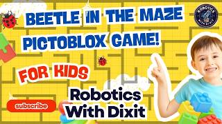 🐞 Beetle in the Maze Game Explained | Learn Coding with PictoBlox | Step-by-Step Game Development
