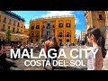 [4K] Malaga, Costa Del Sol (2019) City Walking Tour (with captions)