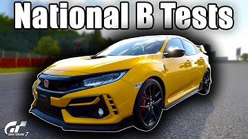 Completing National B License Tests on a Controller | Gran Turismo 7 (PS4)