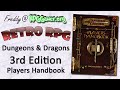 Retro RPG: Dungeons & Dragons 3rd Edition Players Handbook
