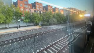 Riding on Northbound Local @caltrain #161 from Diridon Station in SJ to South San Francisco part #1.