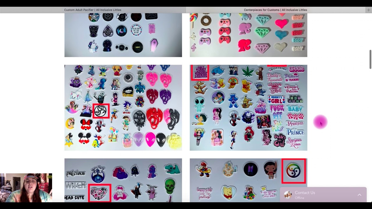 custom pacifiers for littles