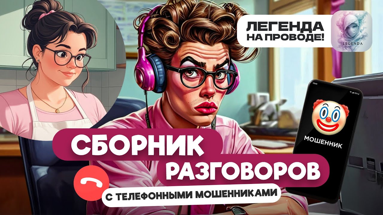 Сборник / Реальные разговоры с телефонными мошенниками