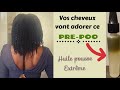 🇨🇮35• PRE-POO Huile de ricin + Pépite verte - Soin avant shampoing - cheveux crépus / Afro Valèh Té