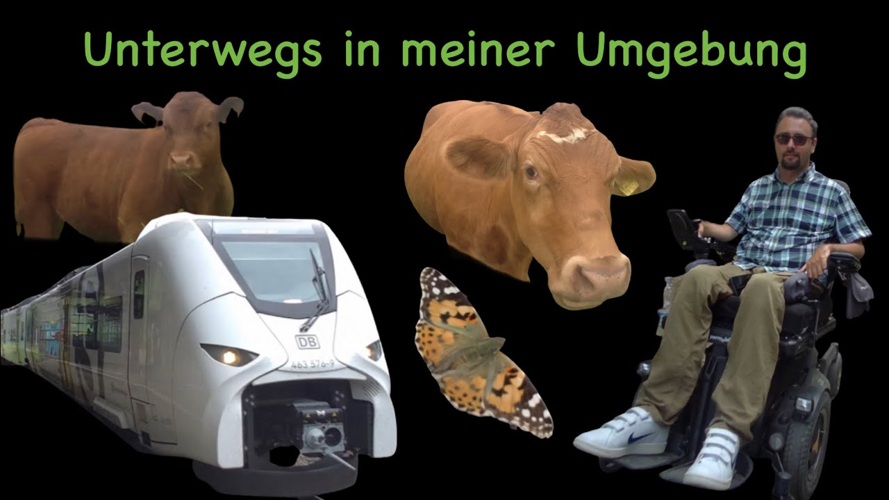 Unterwegs in meiner Umgebung/ Offroad mit meinem Permobil F5