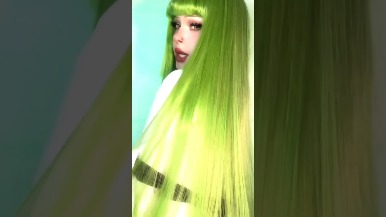 C.C 💚 #cosplay #makeup #anime #manga #codegeass