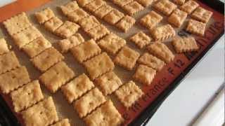Gluten Free Cheese Crackers ~ DIY Cheez-It’s ~ Copycat Cheez-it’s Cracker Recipe