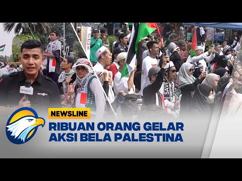 Aliansi Muslim Bela Palestina Gelar 'Long March' di Surabaya Suarakan Bela Palestina | Liputan 6