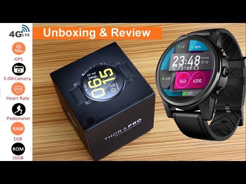 Zeblaze Thor 4 pro Smartwatch |  4G LTE | 5MP Camera | Sim card | Unboxing and Review
