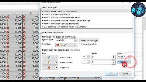 MS Excel Conditional Formatting   Icon Sets  PART 7   R TecH BangLa