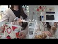 【vlog】一人暮らし社会人の日常🍓バッグの中身,最近の購入品(無印,FEILER,Amazon),新しいネイル,自炊記録🤍