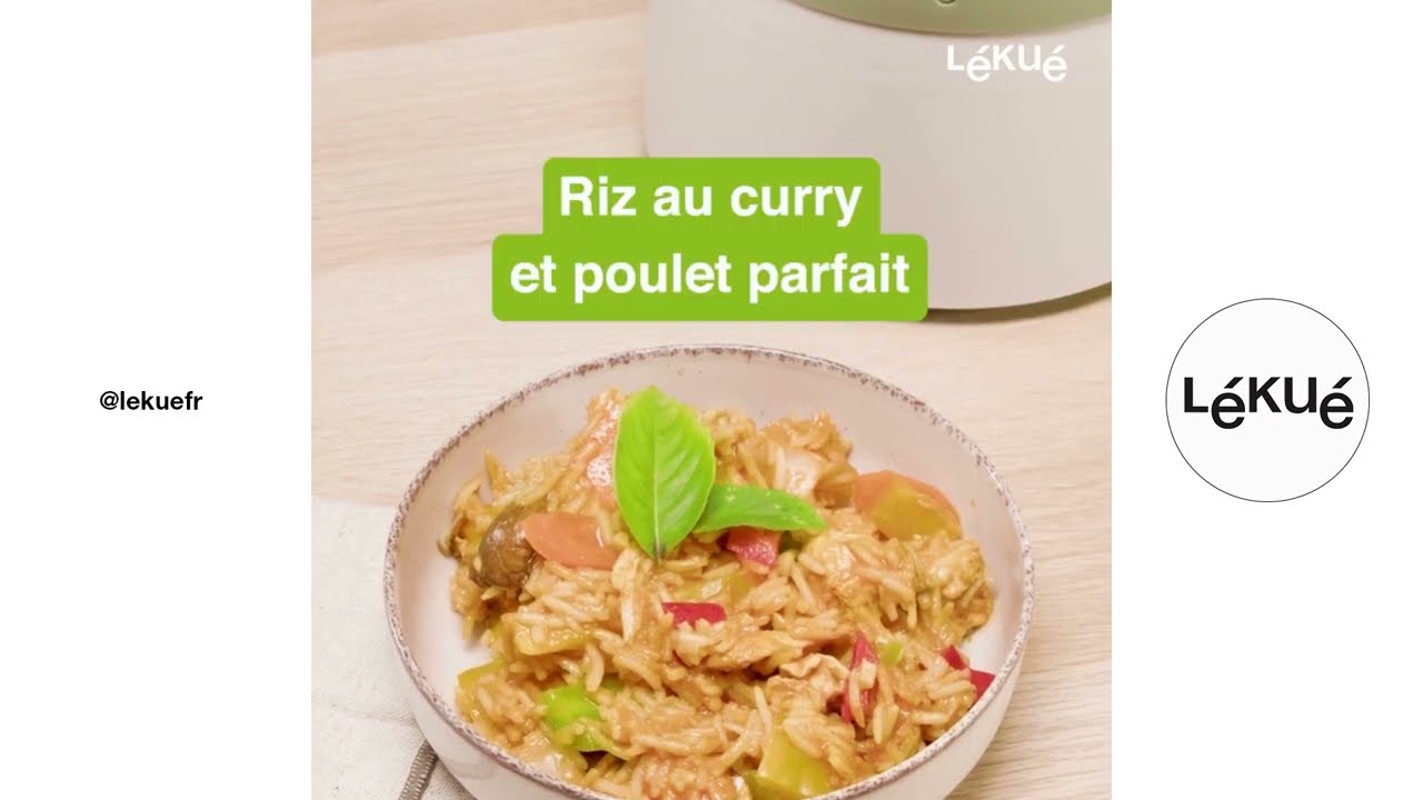 Dainty Rice  Riz au poulet et curry dans le cuiseur à riz