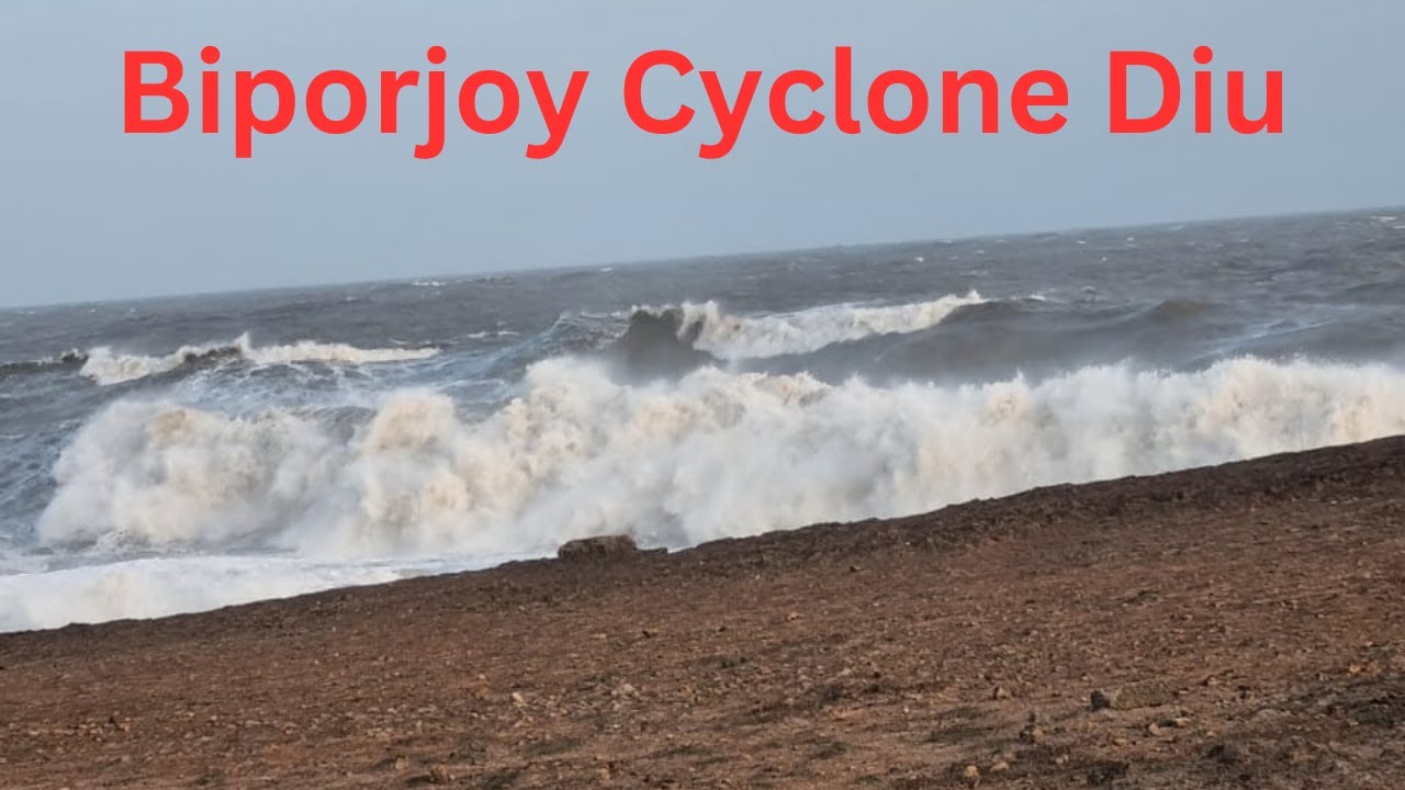 Cyclone Biparjoy: Watch the High Tides and Storm Surges in Diu # ...