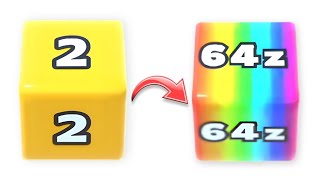 Jelly Run 2048 ULTIMATE Gameplay | 3 Shape Play Showdown! | 2 To 64z Race