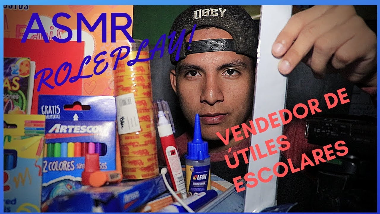 ASMR en español, Roleplay Vendedor de Útiles Escolares