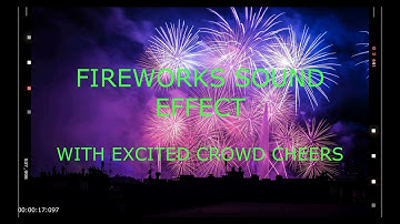 Fireworks Sound Effect with Excited Crowd Cheers | Royalty Free Audio