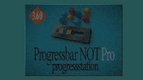 Progressbar NOT 3.60 Progressstation