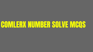 math mcqs complex number