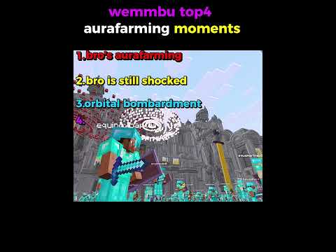 wemmbu top4 aurafarming moments #minecraft #unstableuniverse