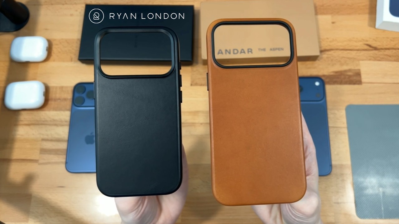 Best Leather iPhone 17 Pro Case | Ryan London vs Andar Aspen - YouTube