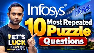 Infosys 10 Most Repeated Puzzle Questions | Infosys System Engineer Hiring
