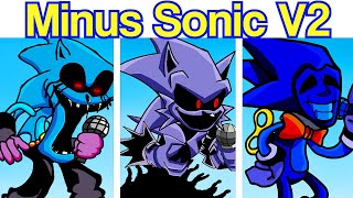 Friday Night Funkin': VS Minus Sonic.EXE Version 2 FULL WEEK + Cutscenes [FNF Mod/HARD/Minus Mod]