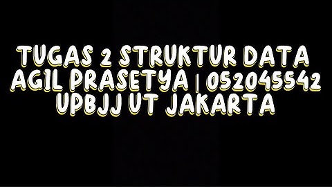TUGAS 2 STRUKTUR DATA MERGESORT & COUNTINGSORT|| AGIL PRASETYA_UT UPBJJ JAKARTA