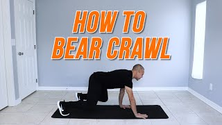 HOW TO FOR BEGINNERS / HOW TO BEAR CRAWL / HOW TO DO BEAR CRAWL EXERCISE