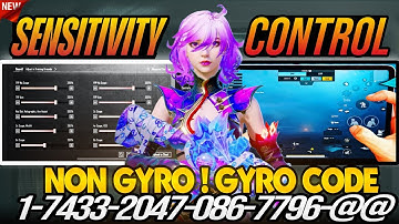 NEW UPDATE 3.5🔥BEST SENSITIVITY CODE + CONTROL SETTINGS BGMI/PUBG MOBILE