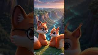 fox squirrel watch as the  #cartoonseries #animation #cuteanimals #cutecartoon #3danimation #funny