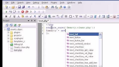 CodeLobster PHP Edition Smarty Tutorial